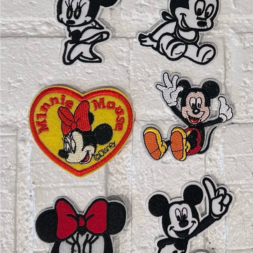 Lot of Mickey and Minnie Mouse Patches